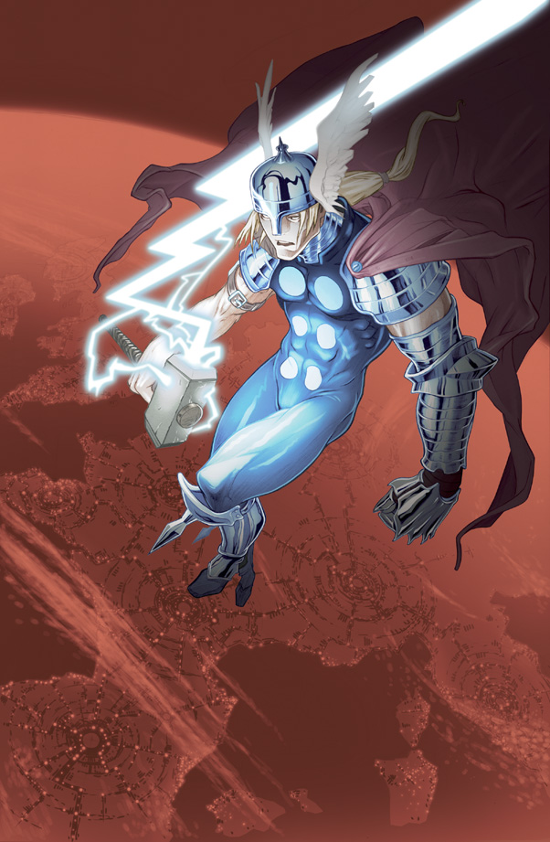 Mighty Illustration of Thor