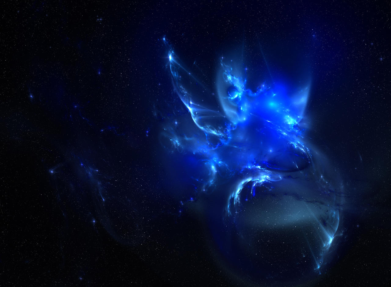 Blue Fairy Nebula by Moonchilde Stock