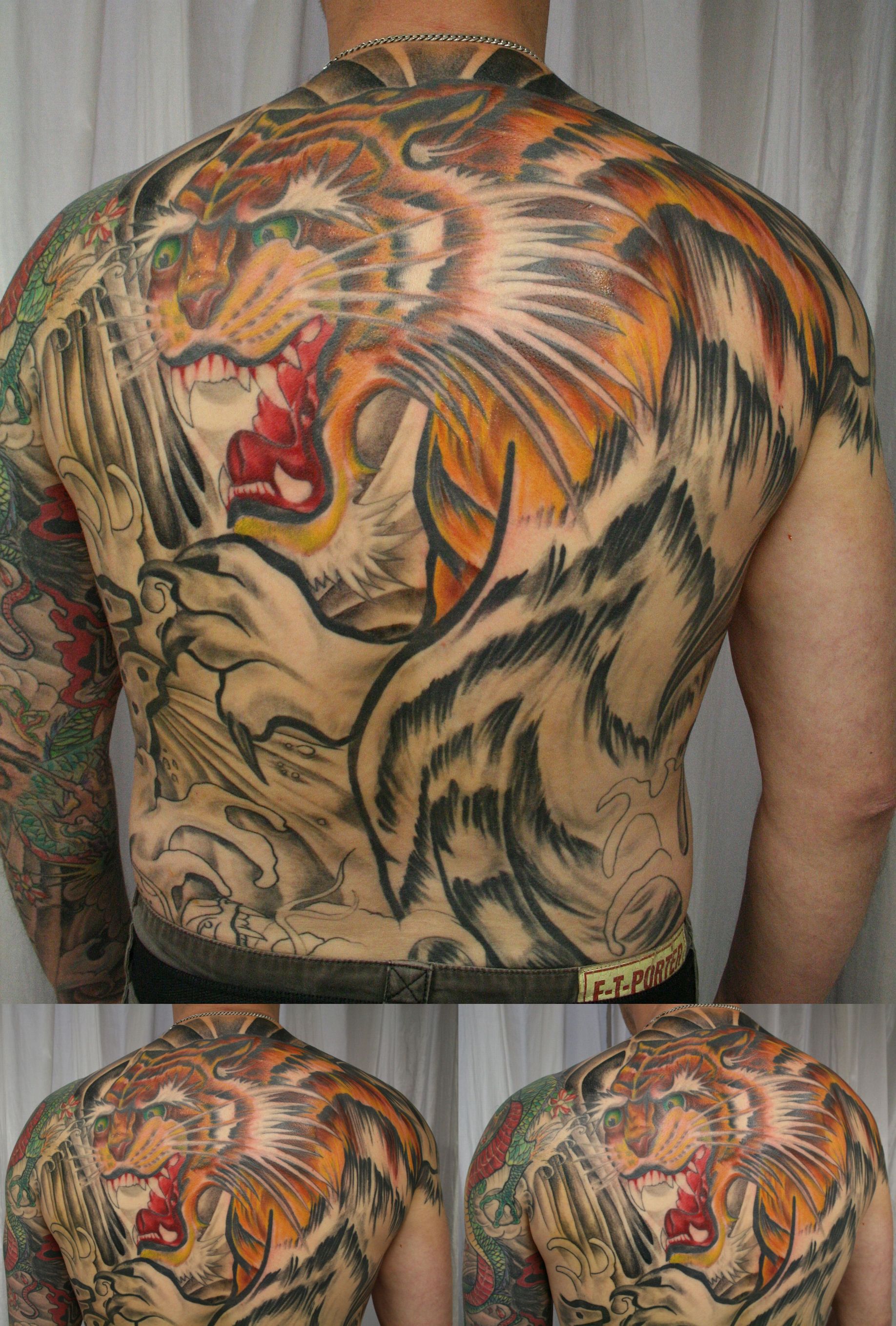 Full Back Piece Japanese Tattoos Picture 8