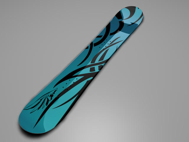 Cool Custom Snowboard Design found at DeviantART
