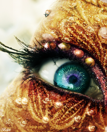 Golden Fairy Eye photo Manipulation